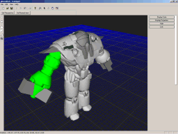 Robot model, hand selected